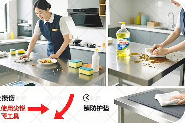 厨房,不锈钢工作台